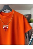 Yeni Sezon Trend Oversize Bulls Baskılı Rahat Kesim T-shirtler - 2