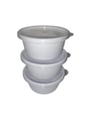 Hobby Life Tick Tock Hava Sızdırmaz Saklama Kabı 3'lü Set 3 x 250 ML Beyaz - 2