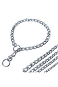 Köpek Eğitim Boyun Zinciri 4 Mm - 65 Cm Orta Büyük Irk Eğitim Zinciri Sağlam Çelik - 1