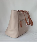 251KP549 Model Sarach Marka Bej Renk Omuz Çantası - 3