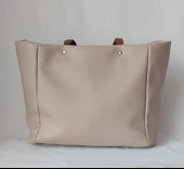 251KP549 Model Sarach Marka Bej Renk Omuz Çantası - 2