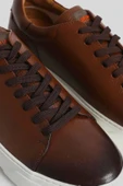 Lufian Tommy Erkek Deri Sneaker Ayakkabı Taba 111230187 - 6