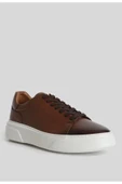 Lufian Tommy Erkek Deri Sneaker Ayakkabı Taba 111230187 - 2