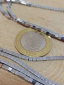 Hematit Taşı Küp Şekilli 2mm Dizi (56066) thumbnail 2