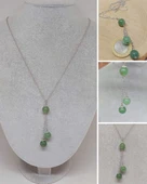 Aventurin Taşı Zincirli Kolye (8952) thumbnail 1