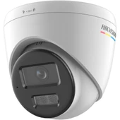 HIKVISION DS-2CD1327G2H-LIUF, 2Mpix, 2.8mm Lens, H265+, 30Mt Gece Görüsü, Color Vu, Smart Hybrid Light, Full Time Color, Dahili Mikrofon, Dome IP Kamera - 1