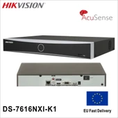 HIKVISION DS-7616NXI-K1, 16Kanal, 12Mpix, H265+, AcuSense, 1 HDD Destegi, 2160P Kayit, 160Mbps Bant Genisligi, Metal Kasa, NVR - 4
