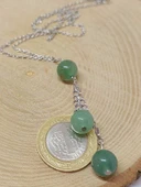 Aventurin Taşı Zincirli Kolye (8952) thumbnail 3