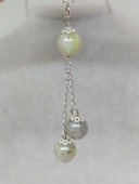 Labradorit Taşı Zincirli Kolye (9300) - 4