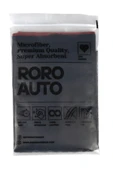 Roro Auto Uludağ Mikrofiber Araç Kurulama Bezi 60x90 Siyah - 1