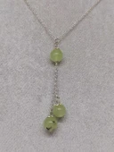 Prehnit (Prinayt) Taşı Zincirli Kolye (14300) thumbnail 5