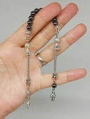 Hematit Taşı Sallamalık Zaza Tesbih 6mm (3214) thumbnail 2