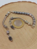 Hematit Taşı Silindir Kesim Sallamalık Zaza Tesbih 6mm (48194) thumbnail 3