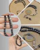 Hematit Taşı 33lük Tesbih 6mm (3214) thumbnail 1