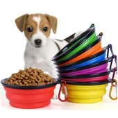 TİNEKE  Katlanabilir Kedi Köpek Mama Ve Su Kabı - 1