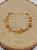 Sitrin Taşı Tasarım Bileklik 6-8mm (55708) thumbnail 4