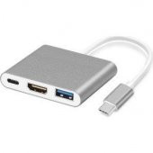 START FC-01 USB3.1 TYPE-C=>HDMI+USB3.1 TYPE-C +USB3.0 Çevirici Adaptör - 1