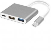 START FC-01 USB3.1 TYPE-C=>HDMI+USB3.1 TYPE-C +USB3.0 Çevirici Adaptör - 3