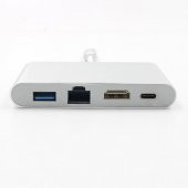 START FC-14 USB3.1 TYPE-C => HDMI+RJ45+USB3.0 +USB3.1 TYPE-CÇevirici Adaptör - 6