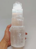 Selenit Kule Doğal Taş Lamba - 25cm (55756) - 1