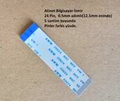 Awm 20624 80C 60V Vw-1 Flex Kablo 24 pin, 5 santim ters kablo.  24-0.5-5B - 1