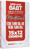 2025 ÖABT MEB AGS Muhtemel Türk Dili Edebiyatı Türkçe Eski Türk Dili ve Yeni Türk Dili 15 x 12 Deneme İndeks - 1