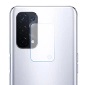 Oppo A74 Kamera Lens Koruyucu 3D Cam Şeffaf - 1