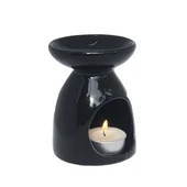 Siyah Konik Seramik Buhurdanlık Tütsülük - 2