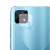 Realme C21 Kamera Lens Koruyucu 3D Cam Şeffaf - 1