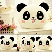 Sevimli Panda Tasarımlı Polar Yastık - 1