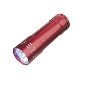 Süper Parlak 9 Ledli Metal Mini El Feneri thumbnail 3