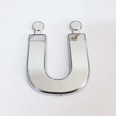 Ü Harfi Villa Tipi Krom Yapışkanlı 9 cm Harf thumbnail 2