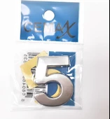 4 Cm Plastik Krom Kaplama Kapı Numarası - 5 thumbnail 2