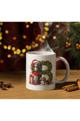 ALPŞAN TİCARET  Yılbaşı Konseptli B Harfi Kupa Bardak Hediyelik Yılbaşı Kupa Noel Kupa - 1
