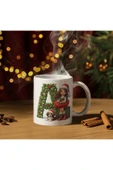 ALPŞAN TİCARET  Yılbaşı Temalı A Harfi Kupa Bardak Hediyelik Yılbaşı Kupa Noel Kupa thumbnail 1