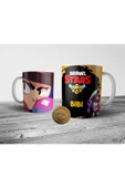 ALPŞAN TİCARET  Brawl Stars Kahraman Bibi Kupa Bardak Model 4 Ve Altın Coin Figür Seti thumbnail 1