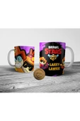 ALPŞAN TİCARET  Brawl Stars Larry Lawrie Kupa Bardak Model 2 Ve Altın Coin Figür Seti - 2