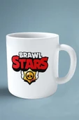 ALPŞAN TİCARET  Brawl Stars oyun Baskılı Kupa Bardak Çift Taraflı Baskı Kişiye Özel beyaz model 1 thumbnail 1