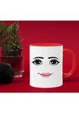 ALPŞAN TİCARET  Roblox Woman Face Yüz Kişiselleştirilebilir Baskılı Kupa Bardak thumbnail 3