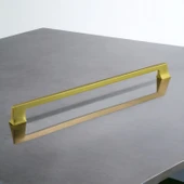 Gediz Mat Gold Altın Kulp 320 mm Metal Mobilya Çekmece Mutfak Dolabı Dolap Kapak Kulpları Kulb Kulpu thumbnail 8