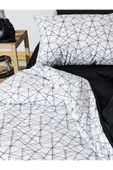 Geometrie Çift Kişilik Nevresim Seti 1 Nevresim + 2 Yastık Kılıfı - 3