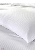 180 X 280 Cm Tek Kişilik Çizgili Saten Otel Çarşaf - 2