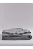 Line Striped Naturel Pamuk Çift Kişilik Nevresim Takımı - 3
