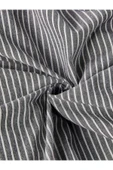 Line Striped Naturel Pamuk Çift Kişilik Nevresim Takımı - 4