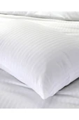 Tek Kişilik Çizgili Saten Otel Nevresim Takımı - 3