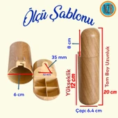 Mobilya Yükseltici Ayak 12 cm Kanepe TV Ünitesi Koltuk Ayağı Baza Ayakları Açık Kübik Ceviz 4 Adet thumbnail 5