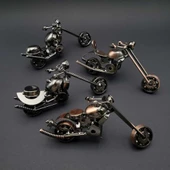 El Yapimi Dekoratif Metal Motor - 1