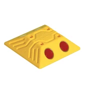 Mini Yol Butonu Trafik Klasik Yol Butonu Otoyol Buton Reflektörlü (2 ADET) thumbnail 2