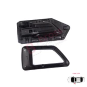 Citroen Berlingo MK1 1996-2011 Peugeot Partner MK1 1996-2015 İçin Ön Sol Kapı İç Açma Kolu Siyah thumbnail 2