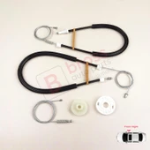 BMW X3 MK2 F25 2010-2014 Makyajsız Kasa 51337267102 İçin Ön Sağ Kapı Cam Kriko Tamir Seti thumbnail 1